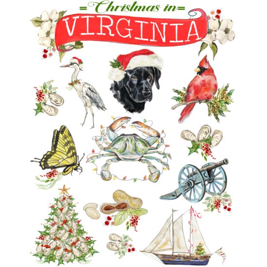 1435 Christmas in Virginia Schooner Thumbnail