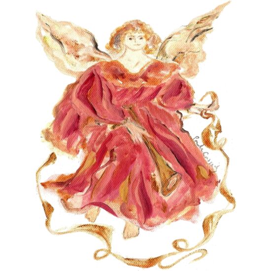 60301 Alleluia Angel Red Thumbnail