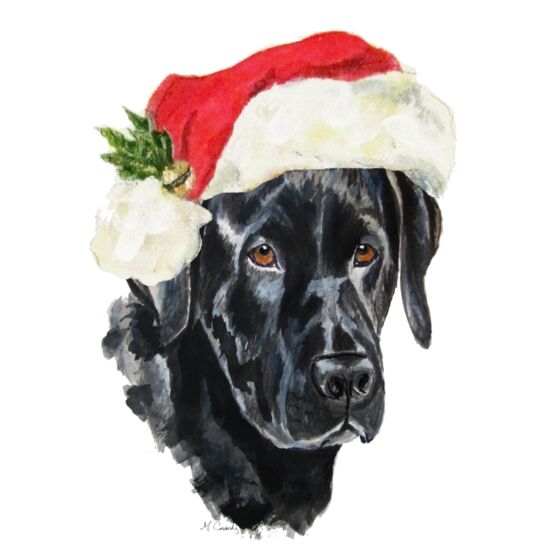 30835 Christmas Labrador Thumbnail
