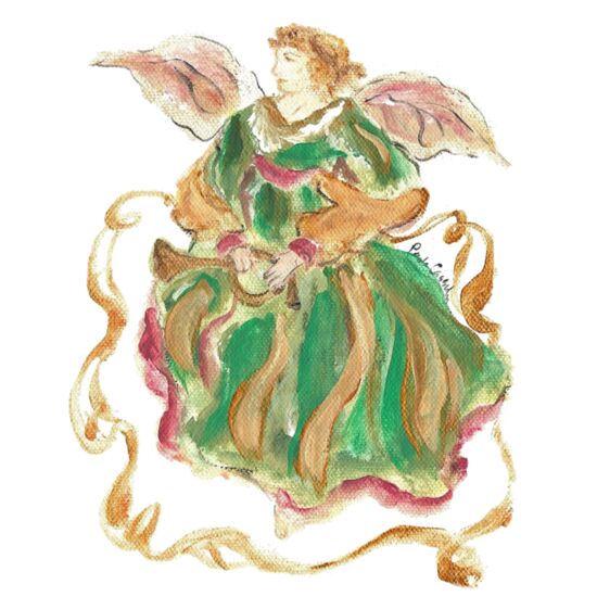 60302 Alleluia Angel Green Thumbnail