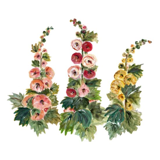 3018 Hollyhocks Thumbnail