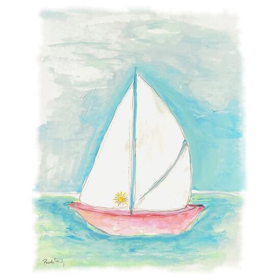 204 Little Pink Sailboat Thumbnail